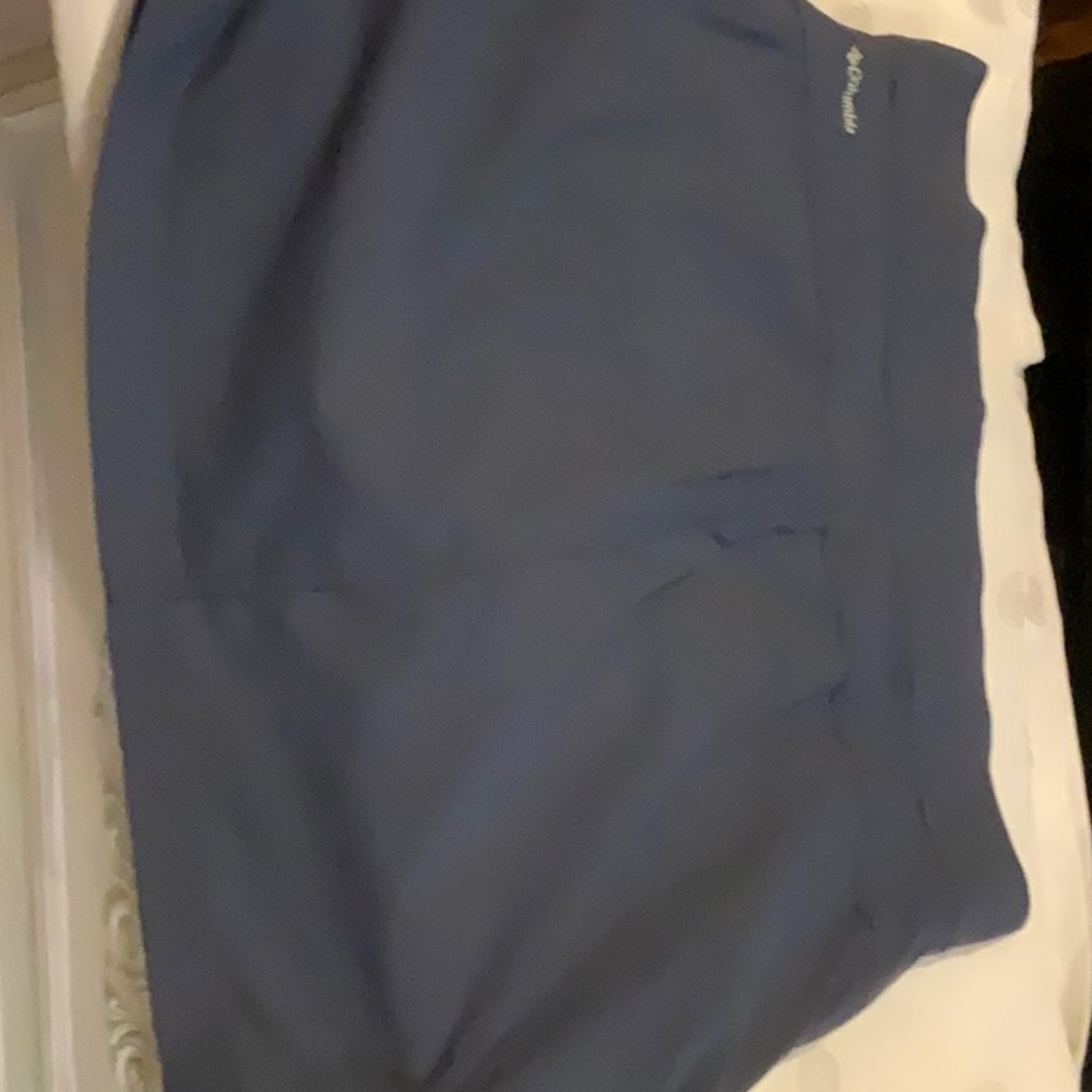 Columbia - Women’s slate blue skort with shirred sides by Columbia